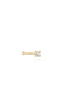 kosiner jewelry 14K Solid Gold Classic Mini CZ Nose Stud