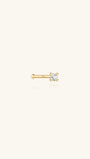 kosiner jewelry 14K Solid Gold Classic Mini CZ Nose Stud