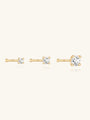 kosiner jewelry 14K Solid Gold Classic Mini CZ Nose Stud
