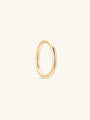 kosiner jewelry 14K Solid Gold Minimalist Seamless Hoop Nose Ring