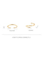 kosiner jewelry 14K Solid Gold Minimalist Seamless Hoop Nose Ring