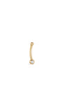 Kosiner Jewelry KOSINER 14K Solid Gold Classic Bezel Navel Piercing Stud