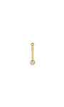 Kosiner Jewelry KOSINER 14K Solid Gold Classic Bezel Navel Piercing Stud