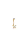 Kosiner Jewelry KOSINER 14K Solid Gold Delicate Butterfly Navel Piercing Stud