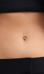 Kosiner Jewelry KOSINER 14K Solid Gold Delicate Butterfly Navel Piercing Stud