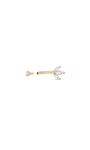 Kosiner Jewelry KOSINER 14K Solid Gold Delicate Marquise Trio Navel Piercing Stud