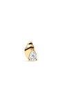 Kosiner Jewelry KOSINER Seaspritz 14K Solid Gold Beach Conch Flat Back Stud