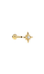 kosiner jewelry KOSINER Étoile 14K Solid Gold Classic Octagonal Star Flat Back Stud