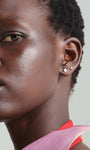 Kosiner Jewelry KOSINER Étoile 14K Solid Gold Classic Octagonal Star Flat Back Stud