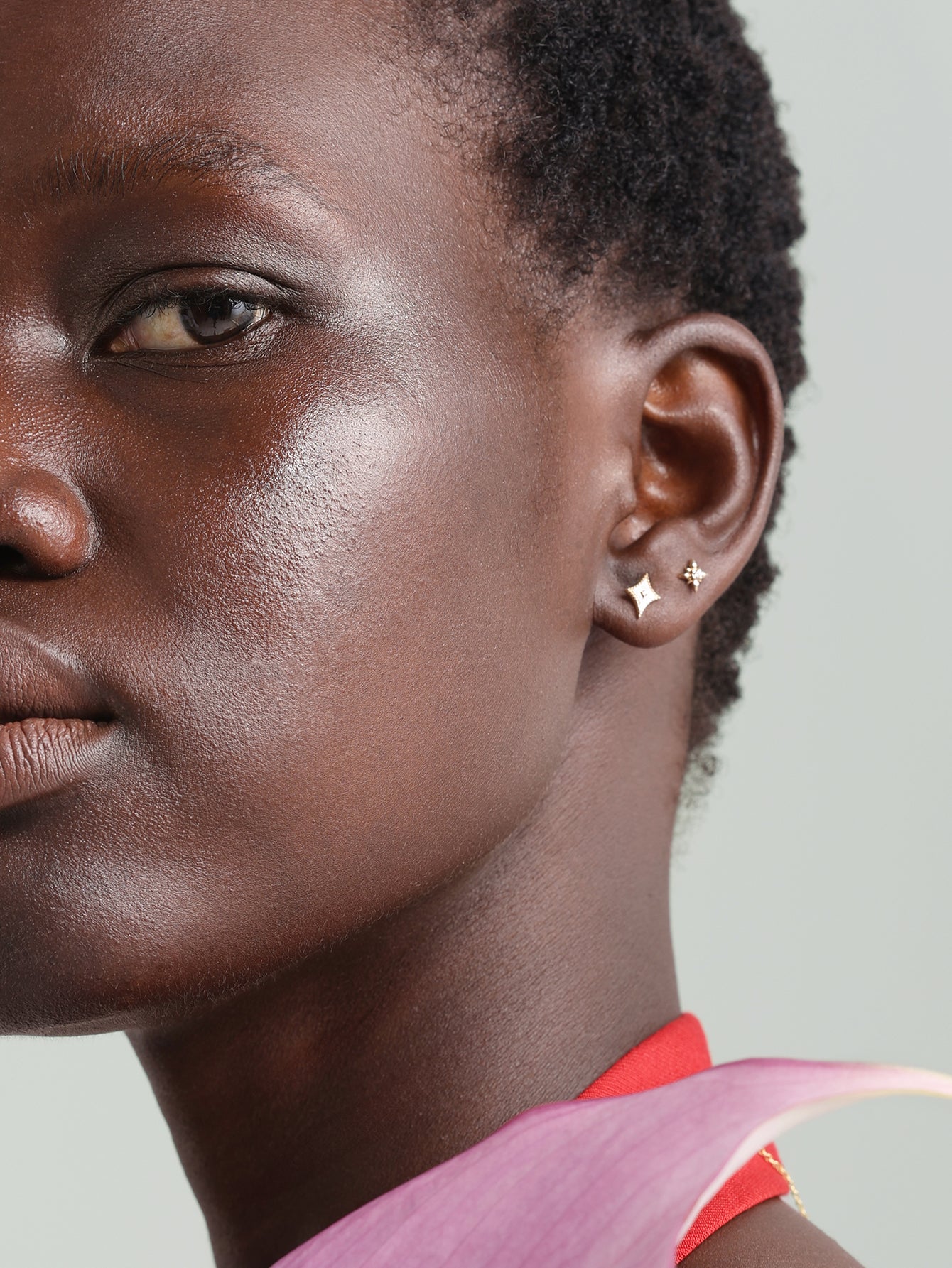 Mini Étoile Eight-Point Flatback in 14k Solid Gold