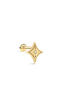 Kosiner Jewelry KOSINER Étoile 14K Solid Gold Delicate Star Flat Back Stud