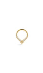 Kosiner Jewelry KOSINER Étoile 14k Solid Gold Four - Pointed Star Daith Clicker