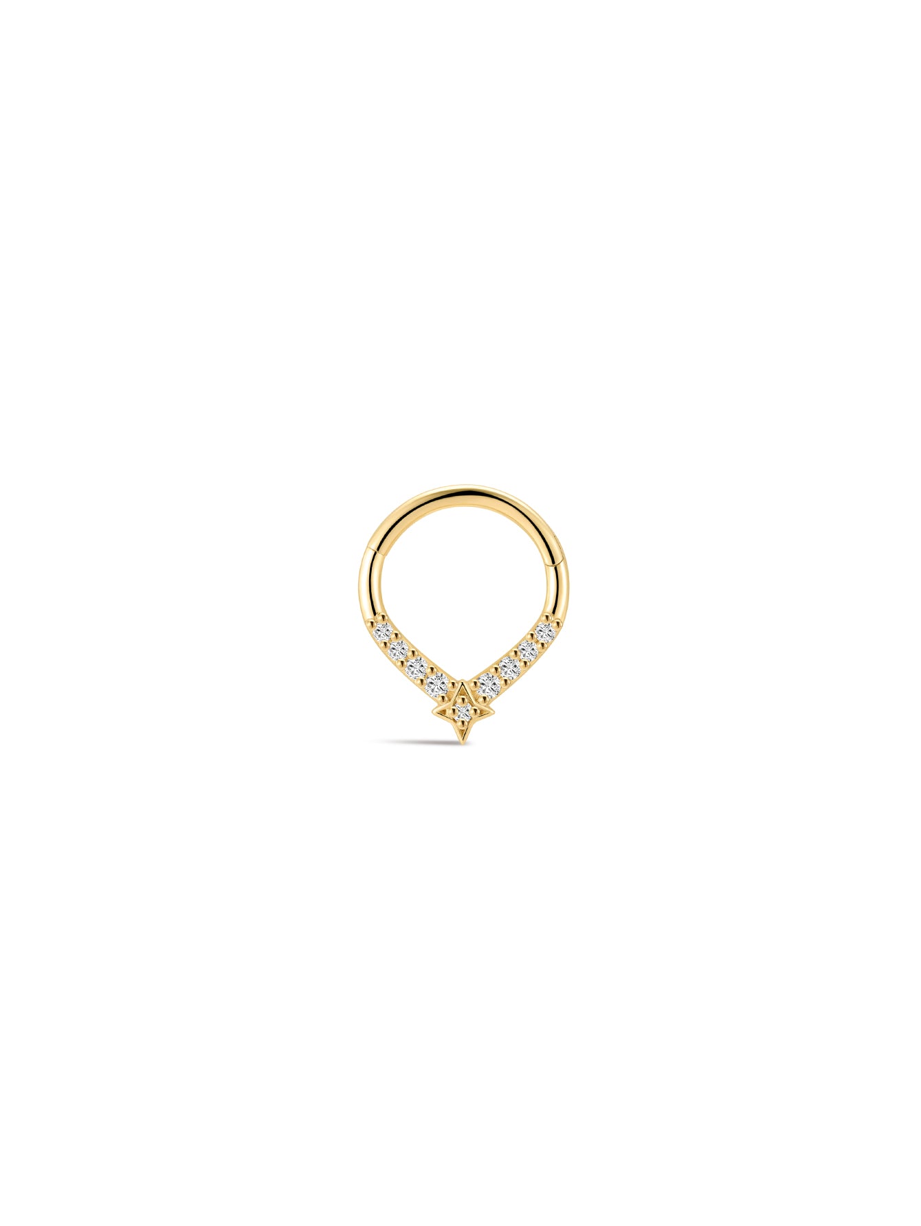 Étoile Clicker in 14k Solid Gold
