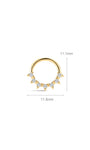 Kosiner Jewelry KOSINER Prism 14K Solid Gold Classic Daith Clicker