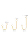 Kosiner Jewelry KOSINER 14K Solid Gold Baby Rolo Chain Pendant Charm