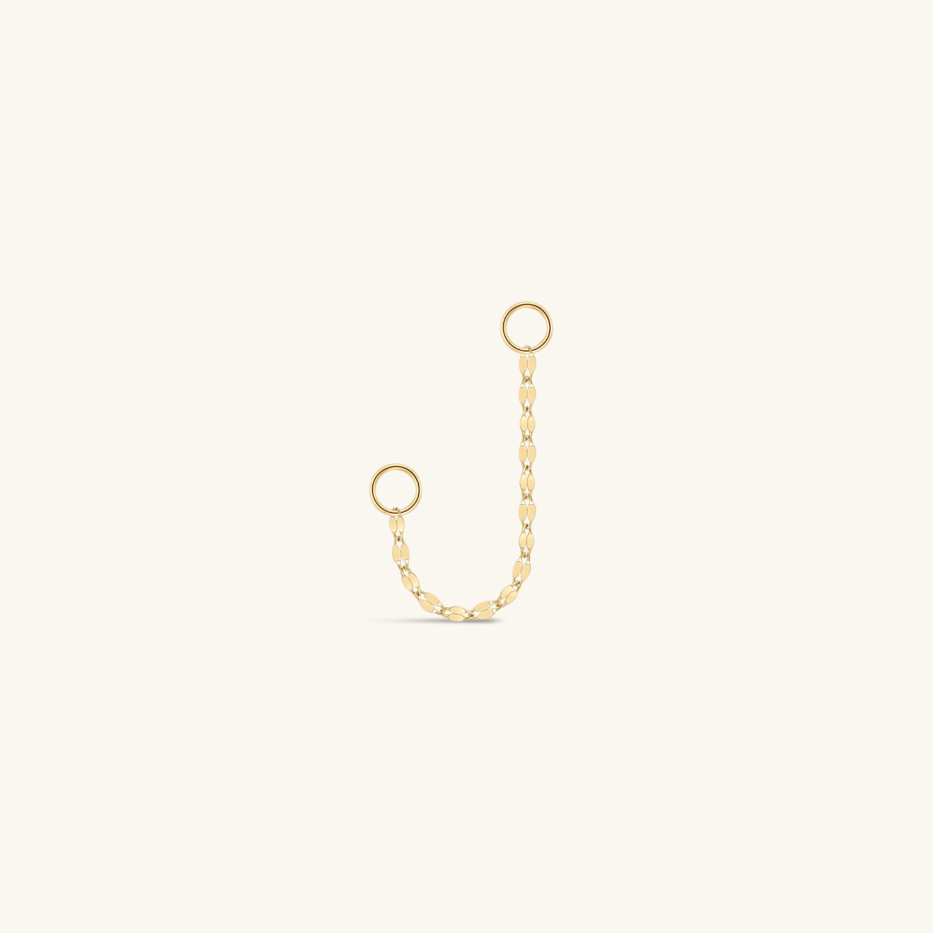 Kosiner Jewelry KOSINER 14K Solid Gold Baby Rolo Chain Pendant Charm