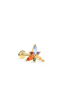 PETALS Petal Cluster CZ  Flatback in 14K Soild Gold