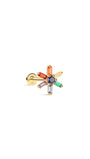 PETALS Radiant Bloom CZ Flat back in 14K Soild Gold