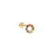 PETALS Color Halo CZ Flat back in 14K Soild Gold