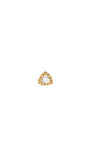 Kosiner Jewelry KOSINER Étoile 14K Solid Gold Dainty Triangular Flat Back Stud