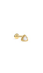 Kosiner Jewelry KOSINER Étoile 14K Solid Gold Dainty Triangular Flat Back Stud