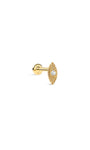Kosiner Jewelry KOSINER Étoile 14K Solid Gold Elegant Marquise Flat Back Stud