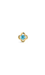 Kosiner Jewelry KOSINER Étoile 14K Solid Gold Minimalist Turquoise Flat Back Stud