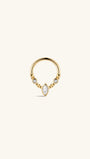 Perléa Marquise Clicker In 14K Solid Gold