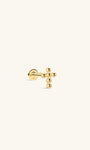 Gioielli kosiner Perléa Cross Stud in oro massiccio 14 carati