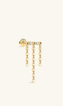 kosiner sieraden Perléa Triple Chain Flatback in 14K massief goud