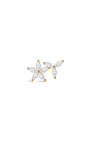 kosiner jewelry The Marquise Petal Curve Flatback in 14K Solid Gold