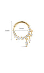 kosiner jewelry The Marquise Cascade Clicker in 14K Solid Gold