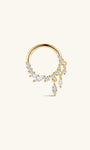 kosiner jewelry The Marquise Cascade Clicker in 14K Solid Gold