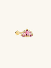 مجوهرات kosiner Gem Garden Crown متعدد - حجر مسطح من الذهب الخالص عيار 14 قيراط
