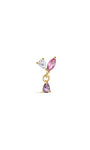 Joias kosiner Gem Garden Marquise Dangle Flatback em ouro maciço 14K