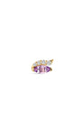 Kosiner Schmuck Gem Garden Marquise Amethyst Flatback in 14K Massivgold