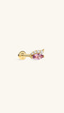 Gem Garden Marquise Amethyst Flatback in 14K Solid Gold