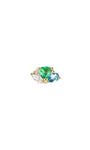 kosiner bijoux Gem Garden Trio Flatback en or massif 14 carats