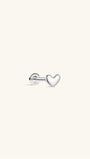 Clou de perçage d'oreille SweetHeart en or massif 14 carats