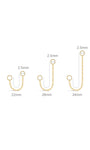 Kosiner Jewelry KOSINER 14K Solid Gold Baby Rolo Chain Pendant Charm