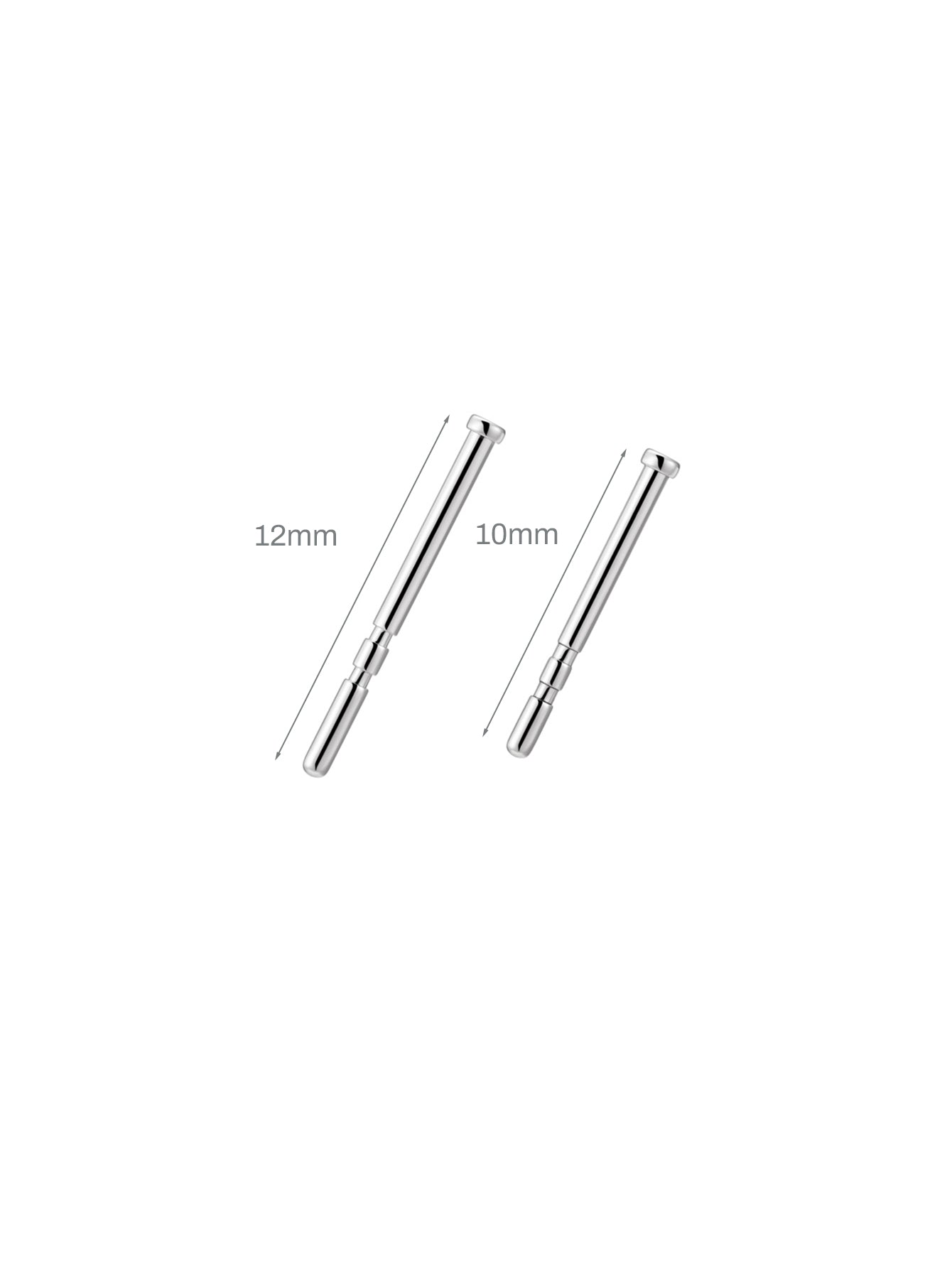 Titanium piercing oorbel Stud Bars