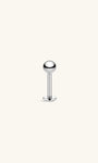 kosiner jewelry Titanium Ball Flatback Piercing Stud (Labret / Lip / Tongue)