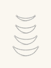 kosiner jewelry Implant - Grade Titanium Single Chain Drop Piercing Chain
