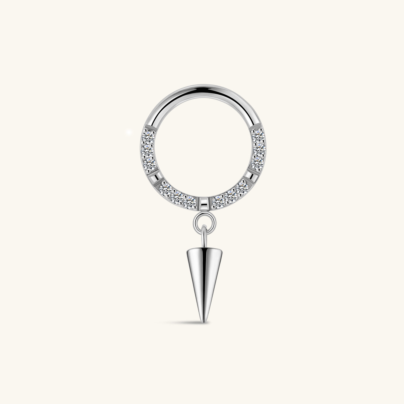 Cerchio a goccia con punta in titanio per impianto