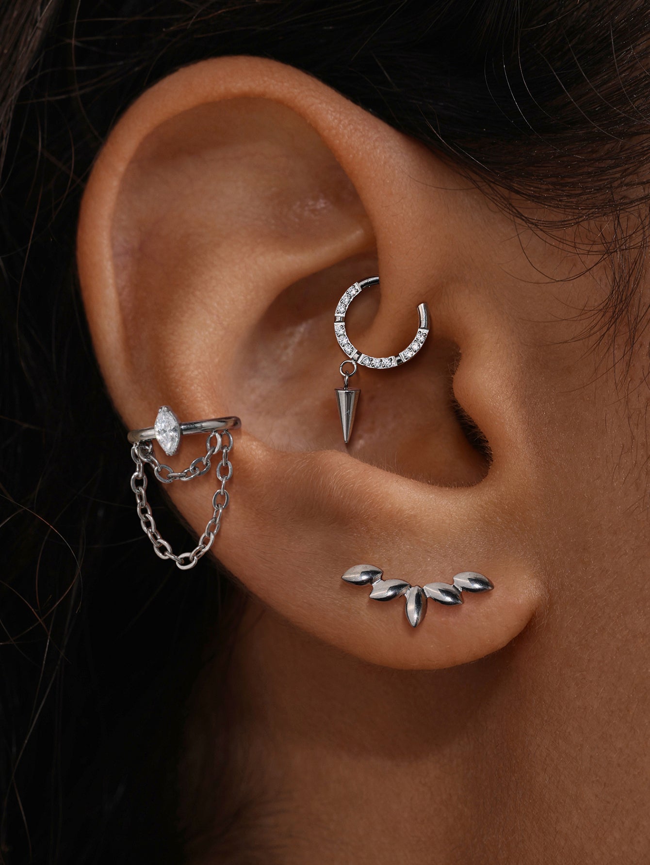 Aro de queda de ponta de titânio de grau de implante