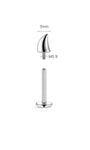 kosiner jewelry Titanium Spike Flatback