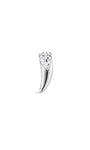 gioielli kosiner Titanium CZ Fang Teardrop Flatback