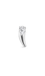 gioielli kosiner Titanium CZ Fang Teardrop Flatback