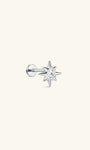 kosiner jewelry Titanium CZ Eight - Point Star Flatback