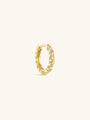 KOSINER 925 Sterling Silver Classic Twist Hoop earrings featuring a stylish twist design, hypoallergenic, and lightweight for everyday wear.